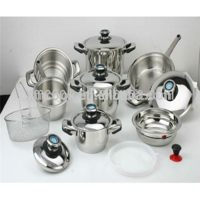 china cookware set 2017 new products stainless steel cookware stainless steel pot cooking pot(XM-1049BS)