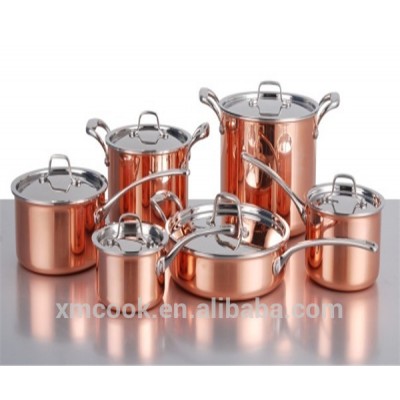 Triply copper cookware